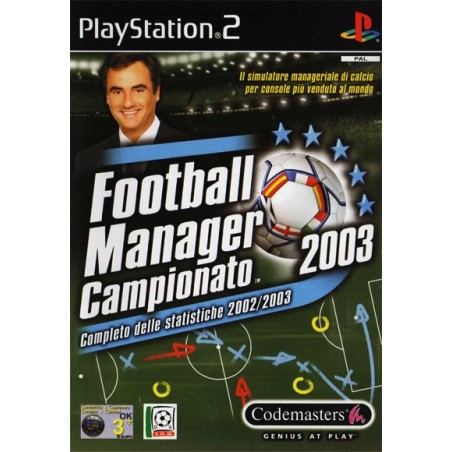 Codemasters Football Manager Campionato 2003 PS2 edizione italiana prima stampa New & Sealed 