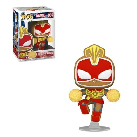 Funko Pop! Marvel - Holiday - Gingerbread Captain Marvel - 936