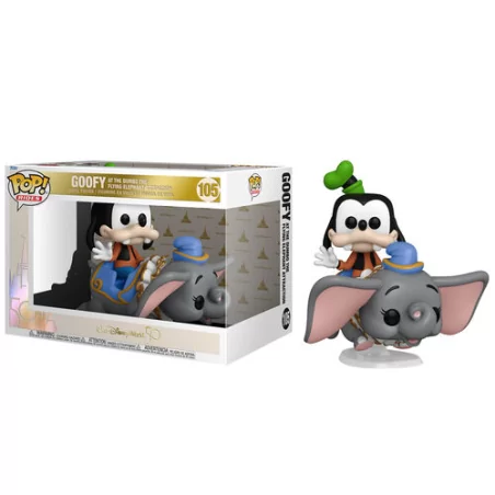 Funko Pop! Rides - Walt Disney World 50 - Goofy at the Dumbo the Flying Elephant Attraction - 105