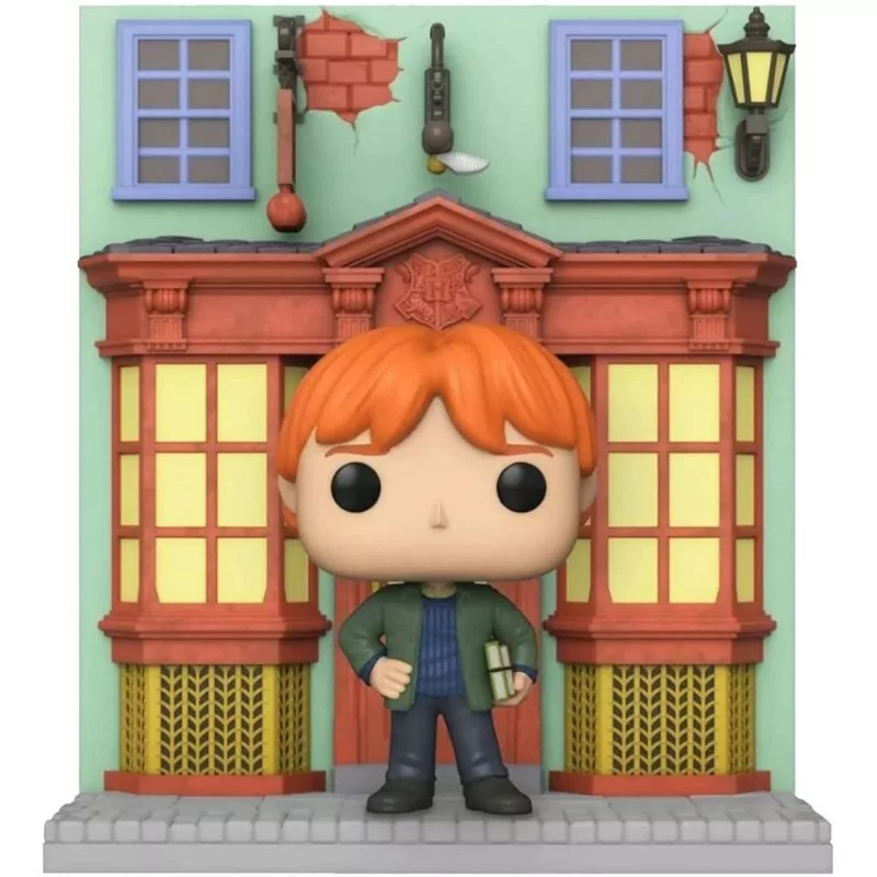 Funko Pop! Harry Potter - Ron Weasley with Quality Quidditch Supplies - Pop Deluxe Special Edition - 142