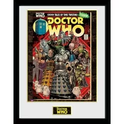 Poster Incorniciato - Doctor Who - Villains Comics