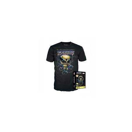 MARVEL - Tee Box Wolverine + T-Shirt Taglia L Funko