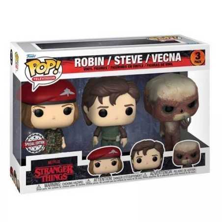 Robin - Steve - Vecna - 3 Pack Special Edition - Stranger Things - Funko Pop! Television