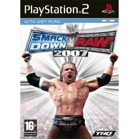 PS2 WWE SmackDown Vs Raw 2007 - Usato