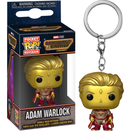 Adam Warlock - Portachiavi - Guardians of the Galaxy Vol. 3 - Funko Pop!  Pocket Keychain