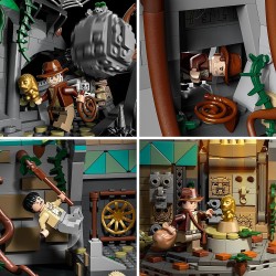 LEGO Indiana Jones 77015 Il Tempio dell’Idolo d’Oro Kit di Costruzione per Adulti Set dal Film I Predatori dell'Arca Perduta