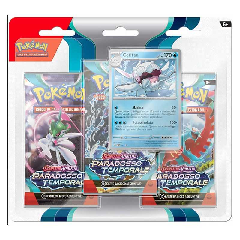 Pokémon Paradosso Temporale "Cetitan" Blister 3 Buste + 1 Carta (ITA)