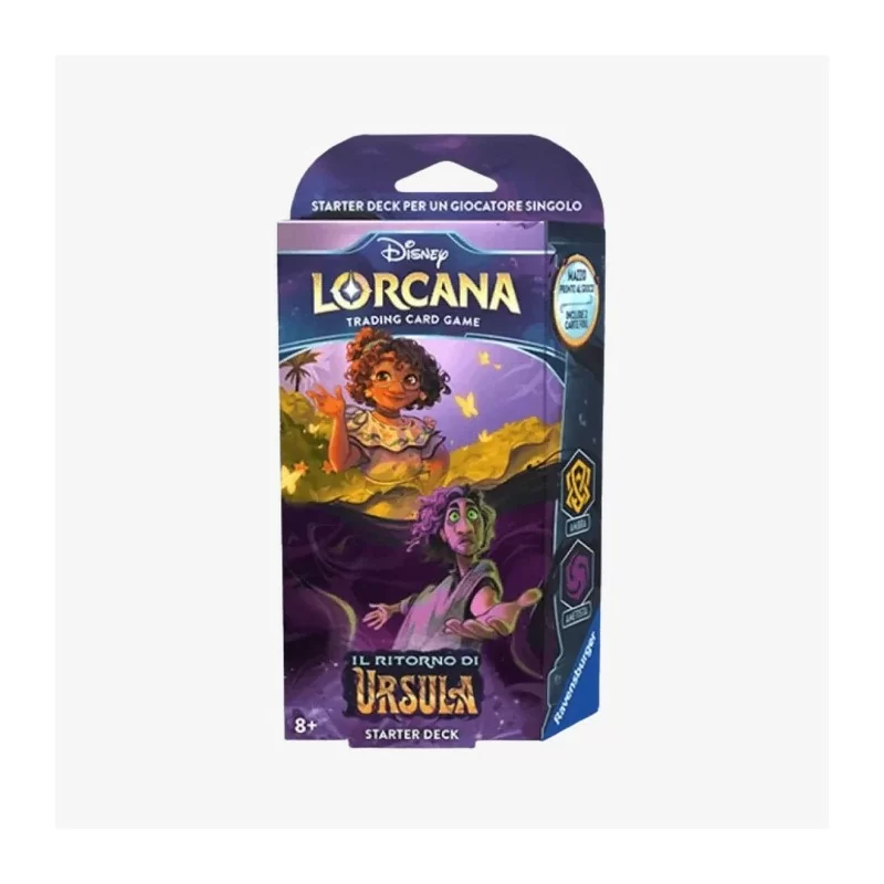 Disney Lorcana TCG - Il Ritorno di Ursula - Starter Deck Ambra / Ametista - ITA - USCITA 31/05/24