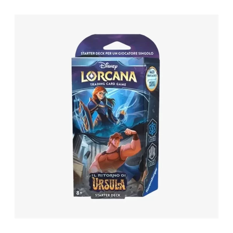 Disney Lorcana TCG - Il Ritorno di Ursula - Starter Deck Zaffiro / Acciaio - ITA - USCITA 31/05/24