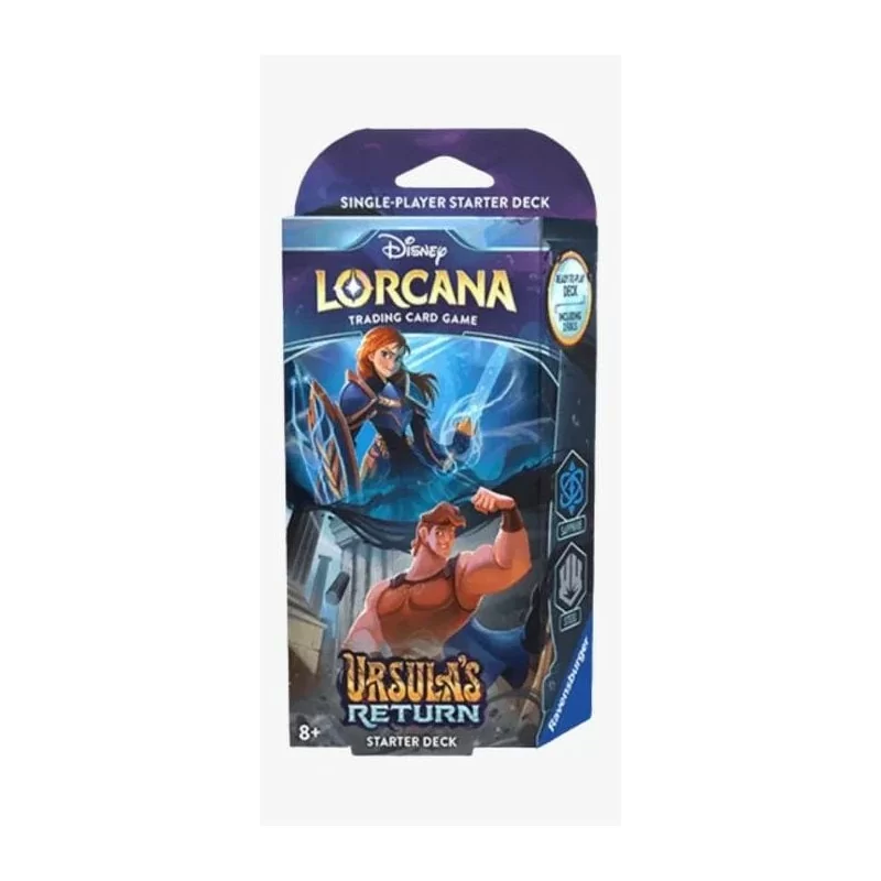 Disney Lorcana TCG - Il Ritorno di Ursula - Starter Deck Zaffiro / Acciaio - ENG - USCITA 31/05/24