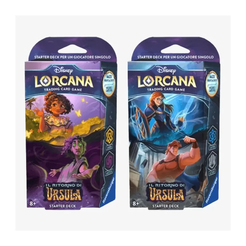Disney Lorcana TCG - Il Ritorno di Ursula - Bundle Starter Deck - ITA - USCITA 31/05/24