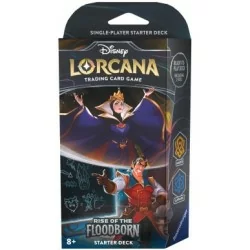 Disney Lorcana TCG - Rise of The Floodborn - Starter Deck Ambra / Zaffiro - ENG
