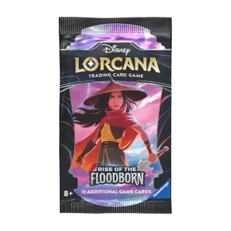 Disney Lorcana TCG - Rise of the Floodborne - Bustina Booster Pack da 12 Carte - ENG