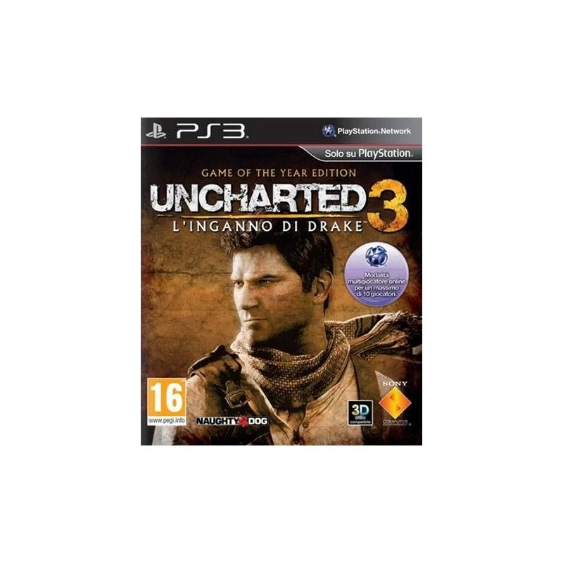 PS3 Uncharted 3: L'Inganno di Drake - Game of the Year Edition - Usato