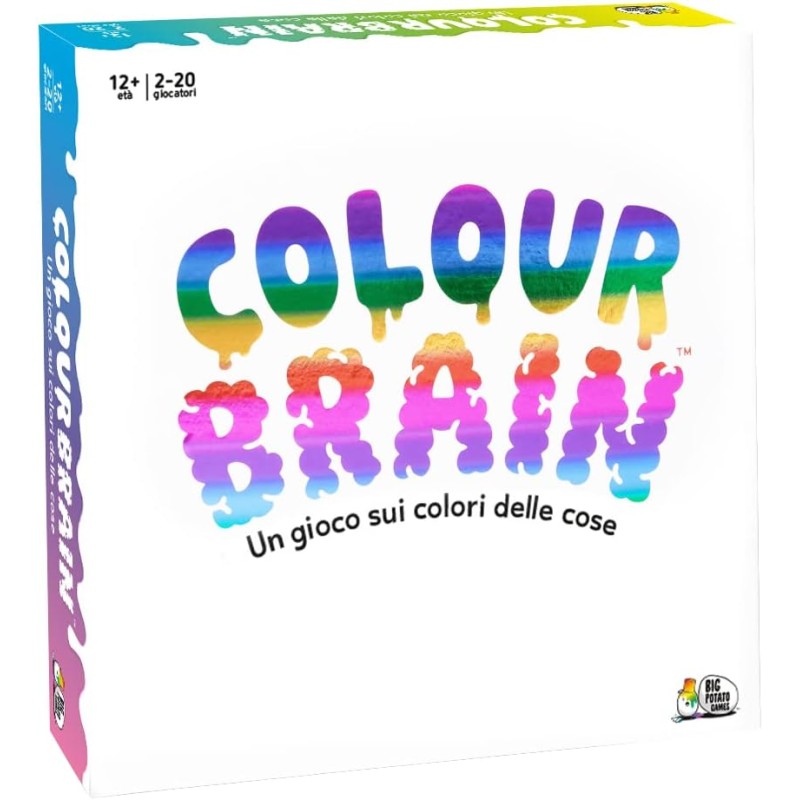 Colourbrain Gioco da Tavolo Quiz sui Colori Asmodee