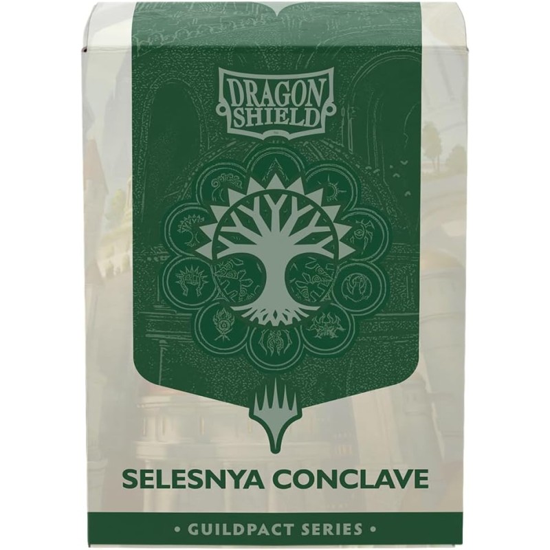 Dragon Shield Matte Dual Art Sleeves Selesnya Conclave – 100 Bustine per Magic: The Gathering