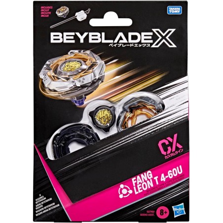 Beyblade X Fang Leon T 4-60U CX Starter Pack Hasbro – Trottola con Lanciatore