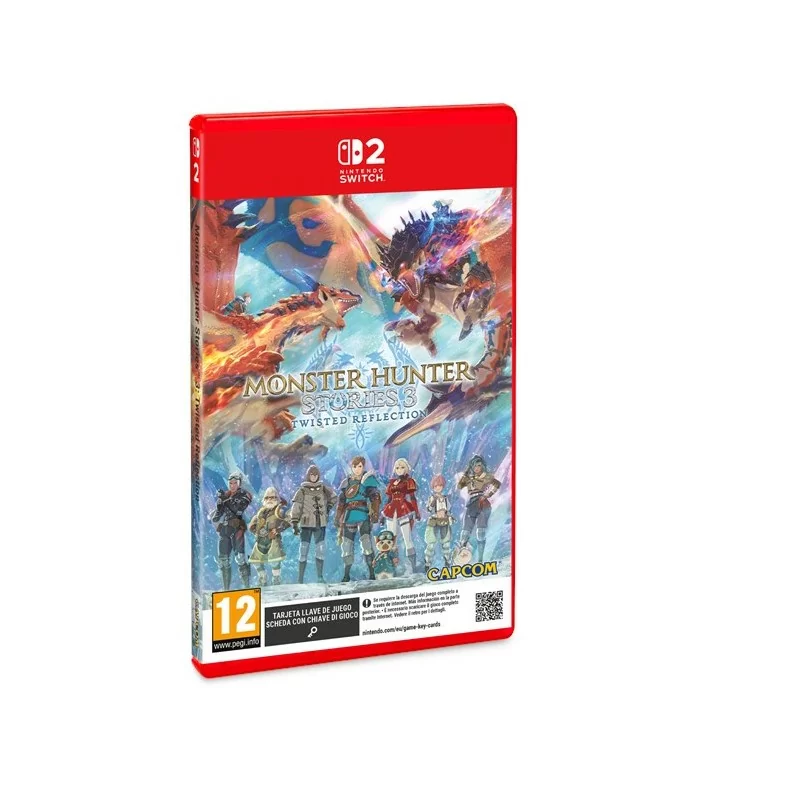 SWITCH 2 Monster Hunter Stories 3 Twisted Reflection (DOWNLOAD GAME KEY CARD) - Usato