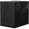 Dragon Shield Double Shell Shadow Black/Black – Porta Mazzo per Carte Collezionabili