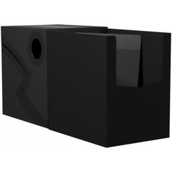 Dragon Shield Double Shell Shadow Black/Black – Porta Mazzo per Carte Collezionabili