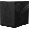 Dragon Shield Double Shell Shadow Black/Black – Porta Mazzo per Carte Collezionabili